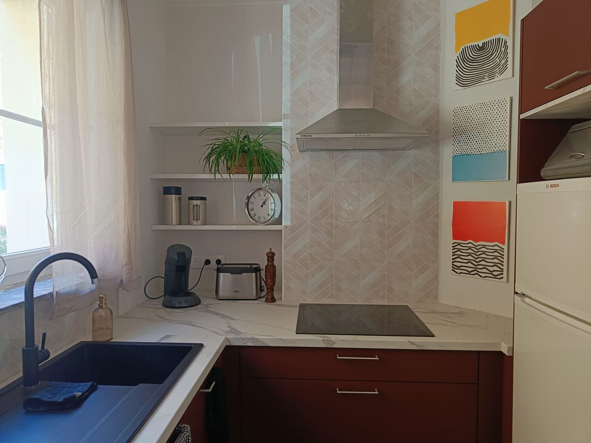 cuisine et plaque de cuisson 